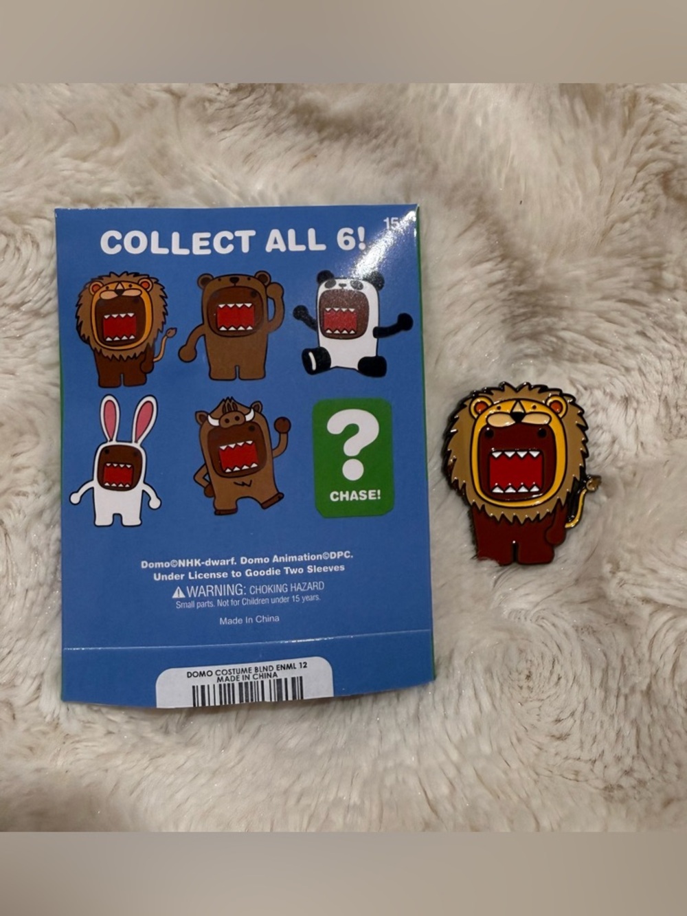 Domo Animal Costume Blind Bag Enamel Pin Hot Topic Exclusive